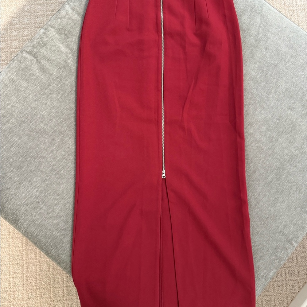 Maeve Cherry Red Maxi Skirt